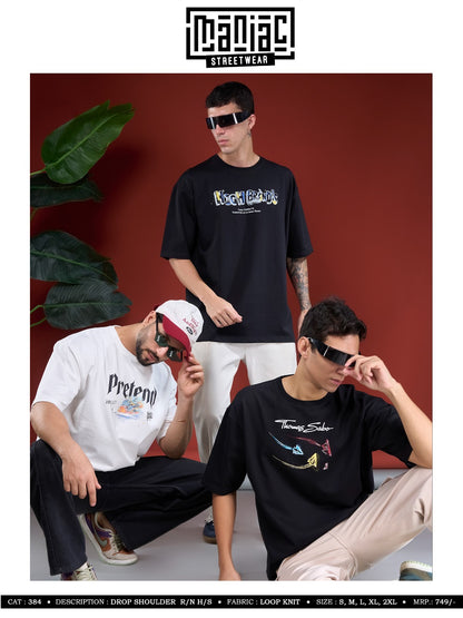 Cat 384 Maniac Loopknit Mens Tshirts Wholesaler