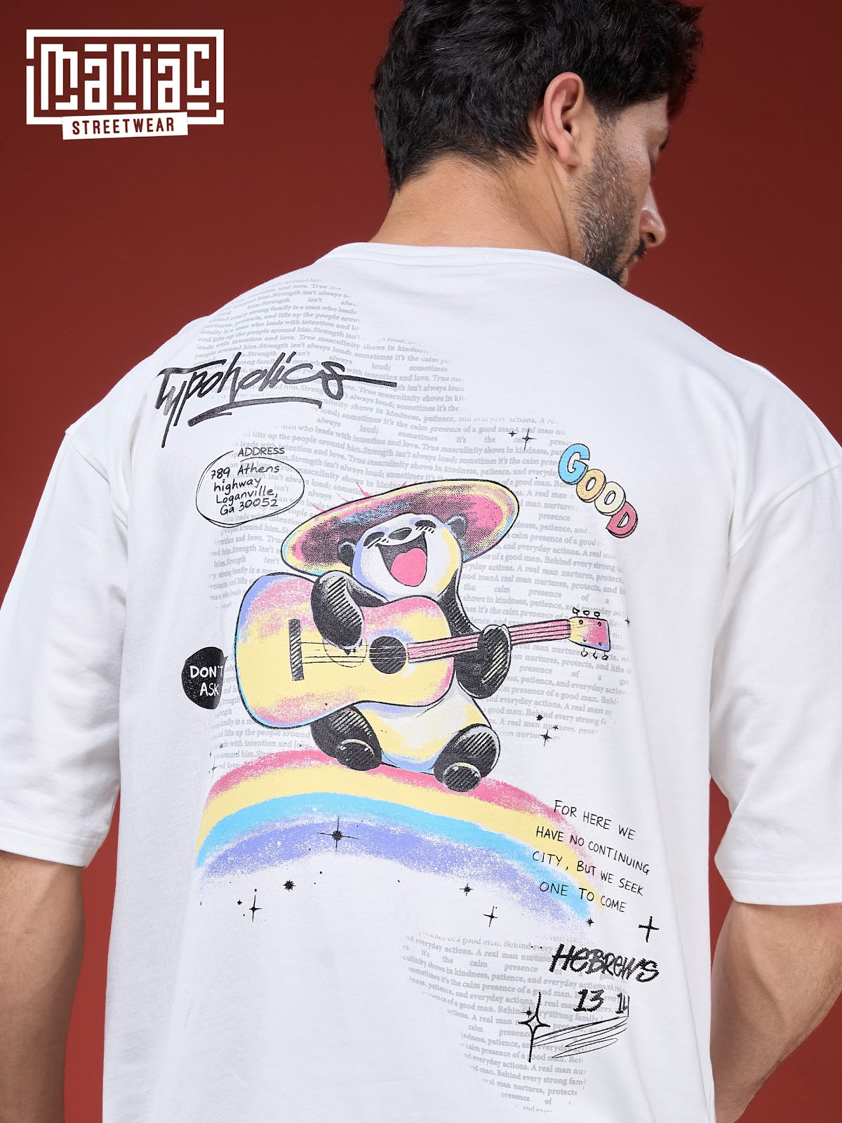 Cat 384 Maniac Loopknit Mens Tshirts Wholesaler