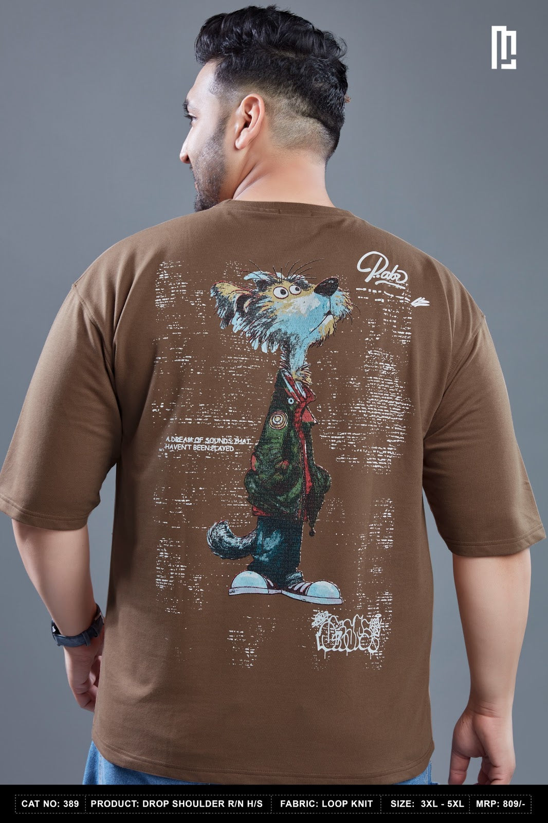 Cat 389 Maniac Loopknit Mens Tshirts Manufacturer