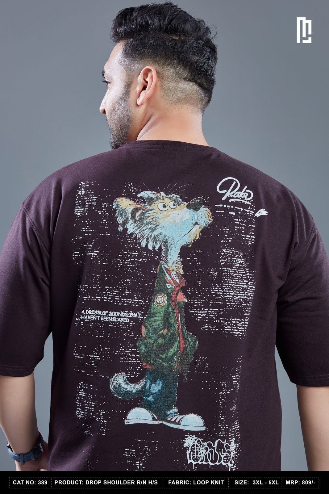 Cat 389 Maniac Loopknit Mens Tshirts Manufacturer