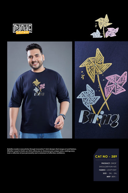 Cat 389 Maniac Loopknit Mens Tshirts Manufacturer