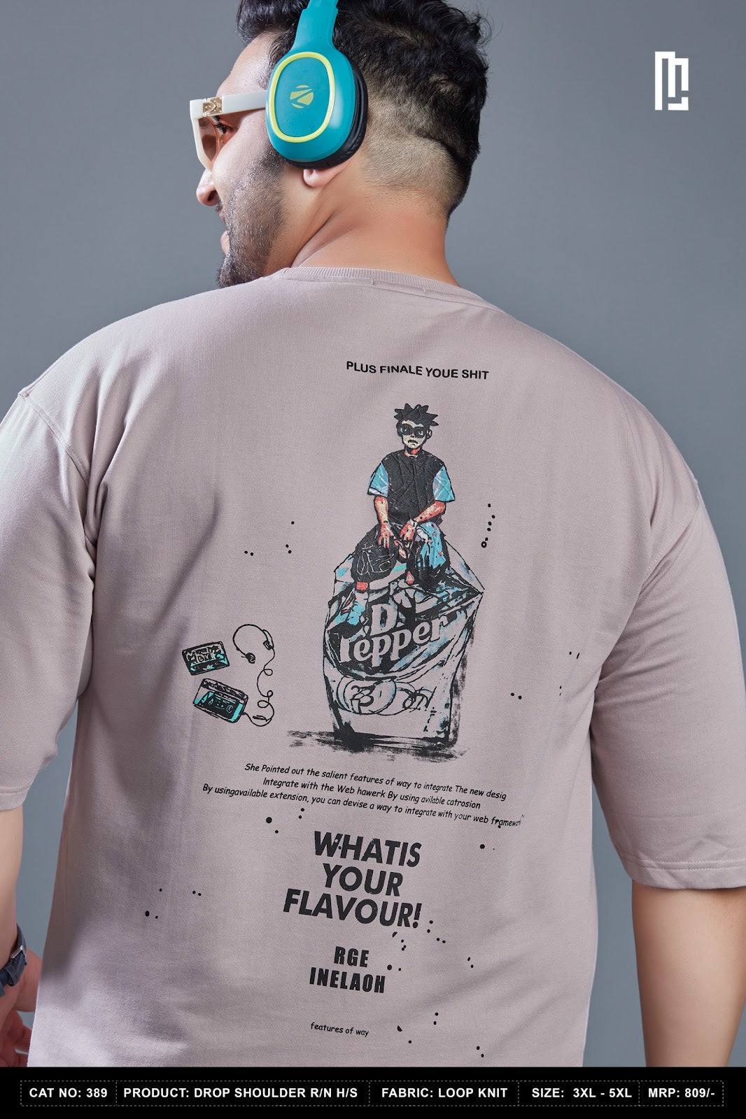Cat 389 Maniac Loopknit Mens Tshirts Manufacturer