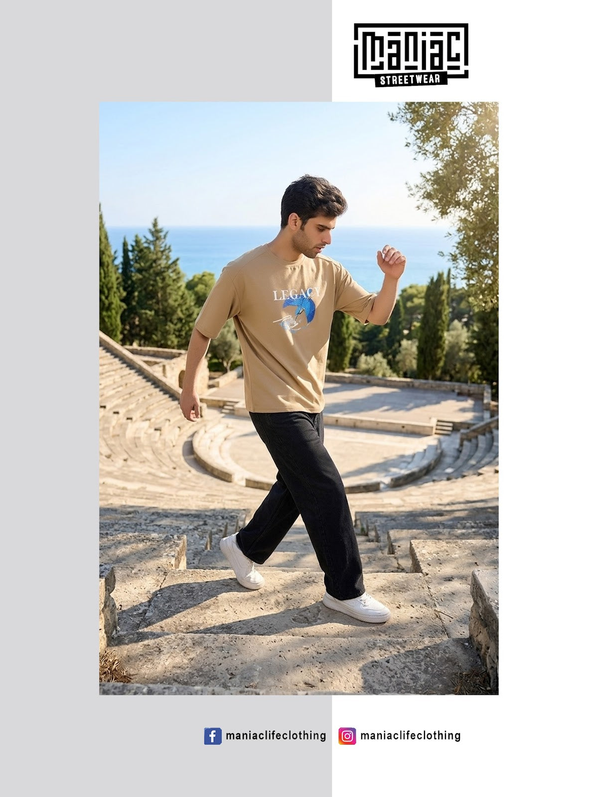 Cat 391 Maniac Looper Mens Tshirts Wholesale