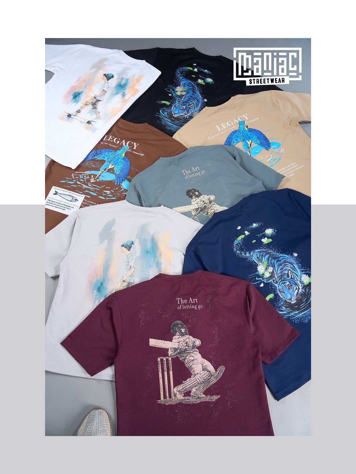 Cat 391 Maniac Looper Mens Tshirts Wholesale