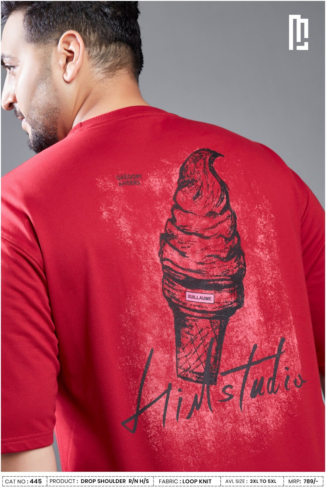 Cat 445 Plus Size Maniac Loopknit Mens Tshirts Wholesaler Gujarat