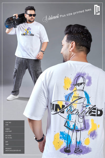 Cat 445 Plus Size Maniac Loopknit Mens Tshirts Wholesaler Gujarat