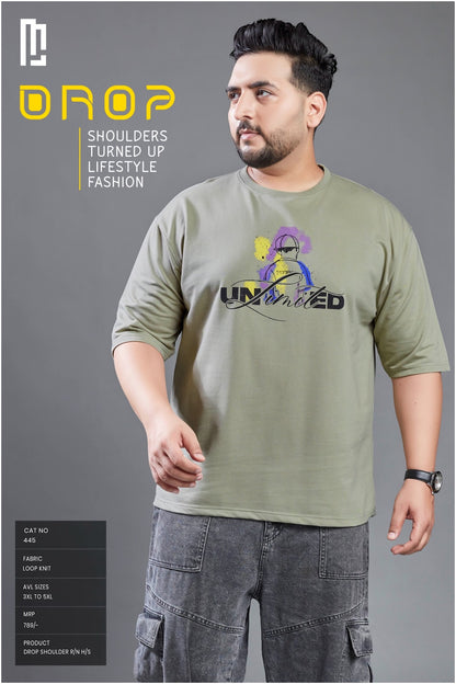 Cat 445 Plus Size Maniac Loopknit Mens Tshirts Wholesaler Gujarat