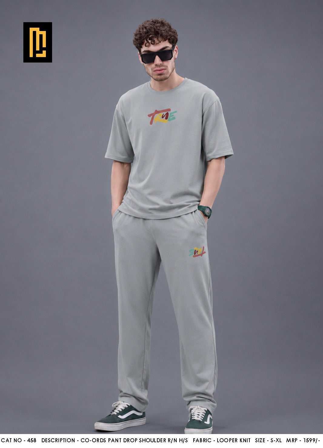 Cat 458 Maniac Loop Knit Mens Co Ord Set Supplier Gujarat