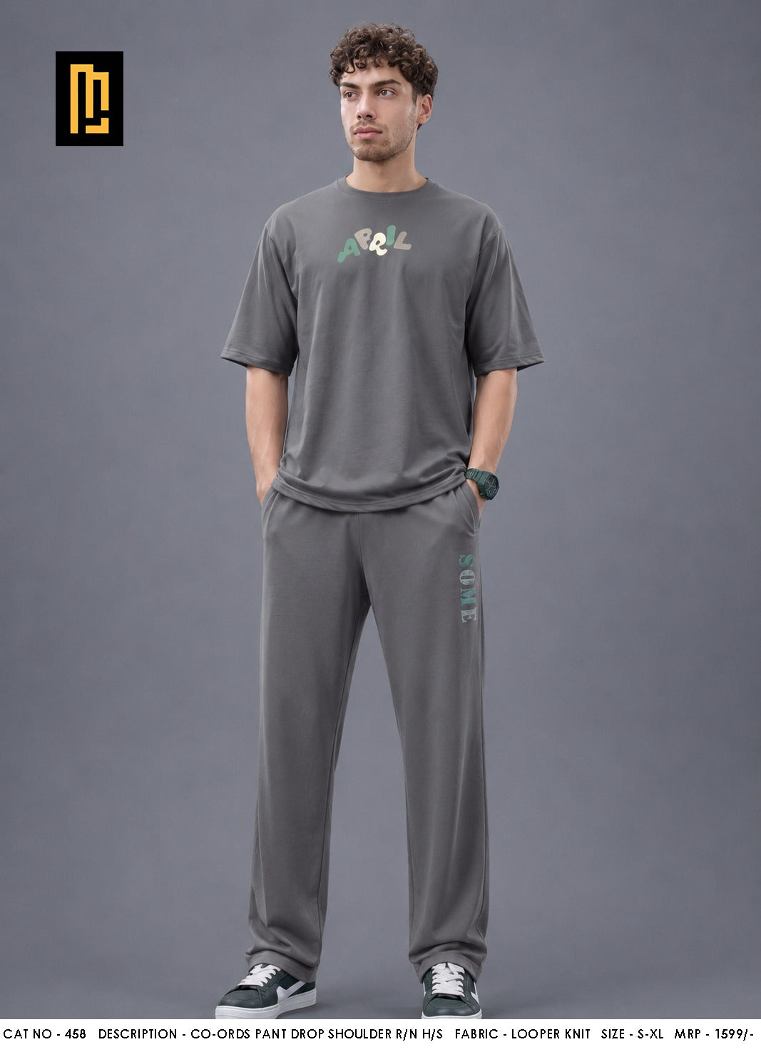 Cat 458 Maniac Loop Knit Mens Co Ord Set Supplier Gujarat