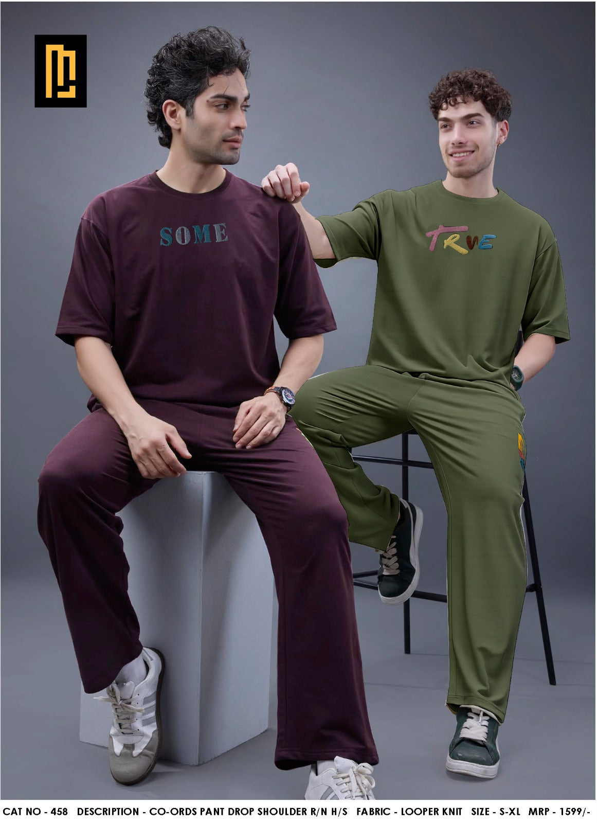 Cat 458 Maniac Loop Knit Mens Co Ord Set Supplier Gujarat