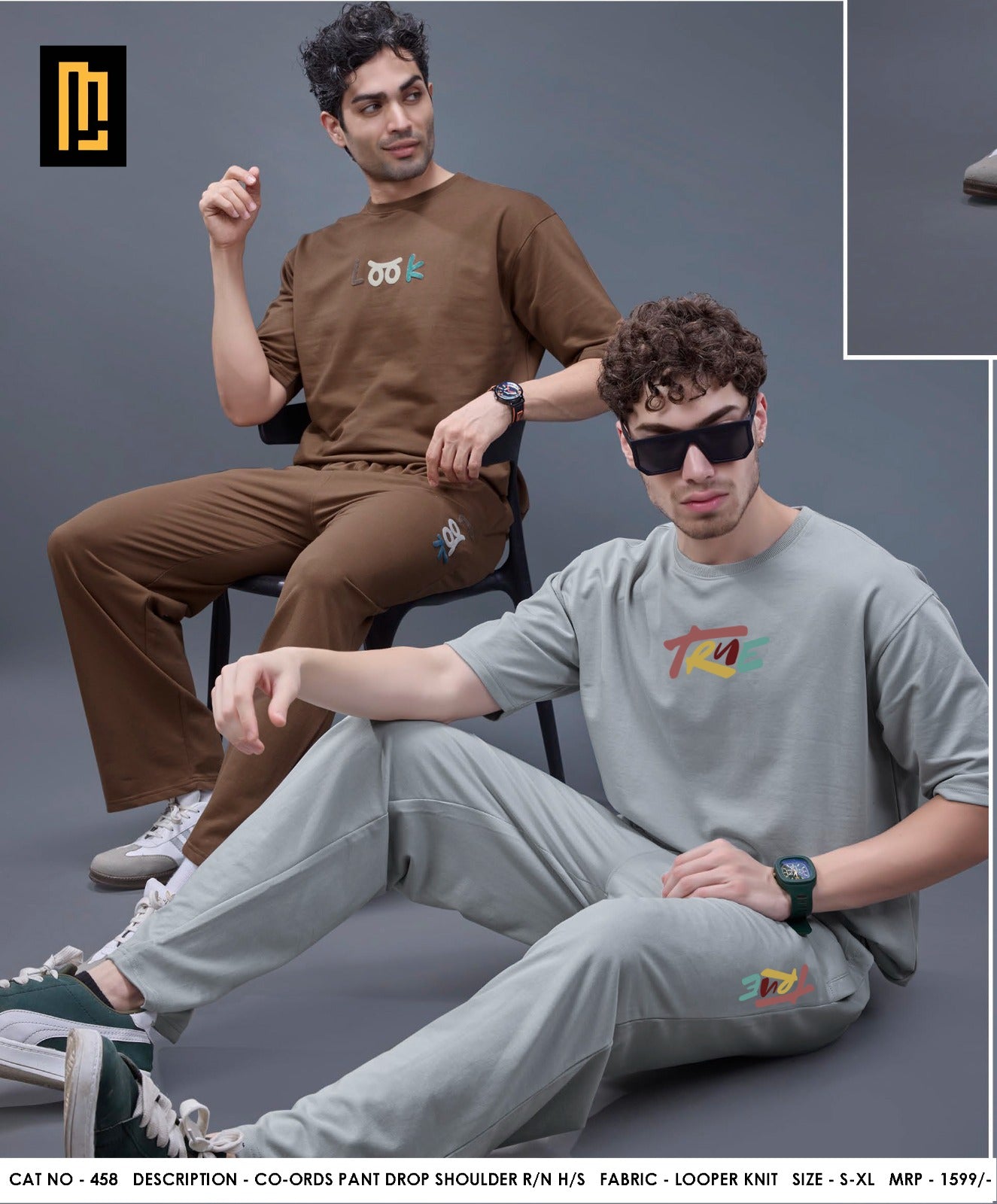 Cat 458 Maniac Loop Knit Mens Co Ord Set Supplier Gujarat