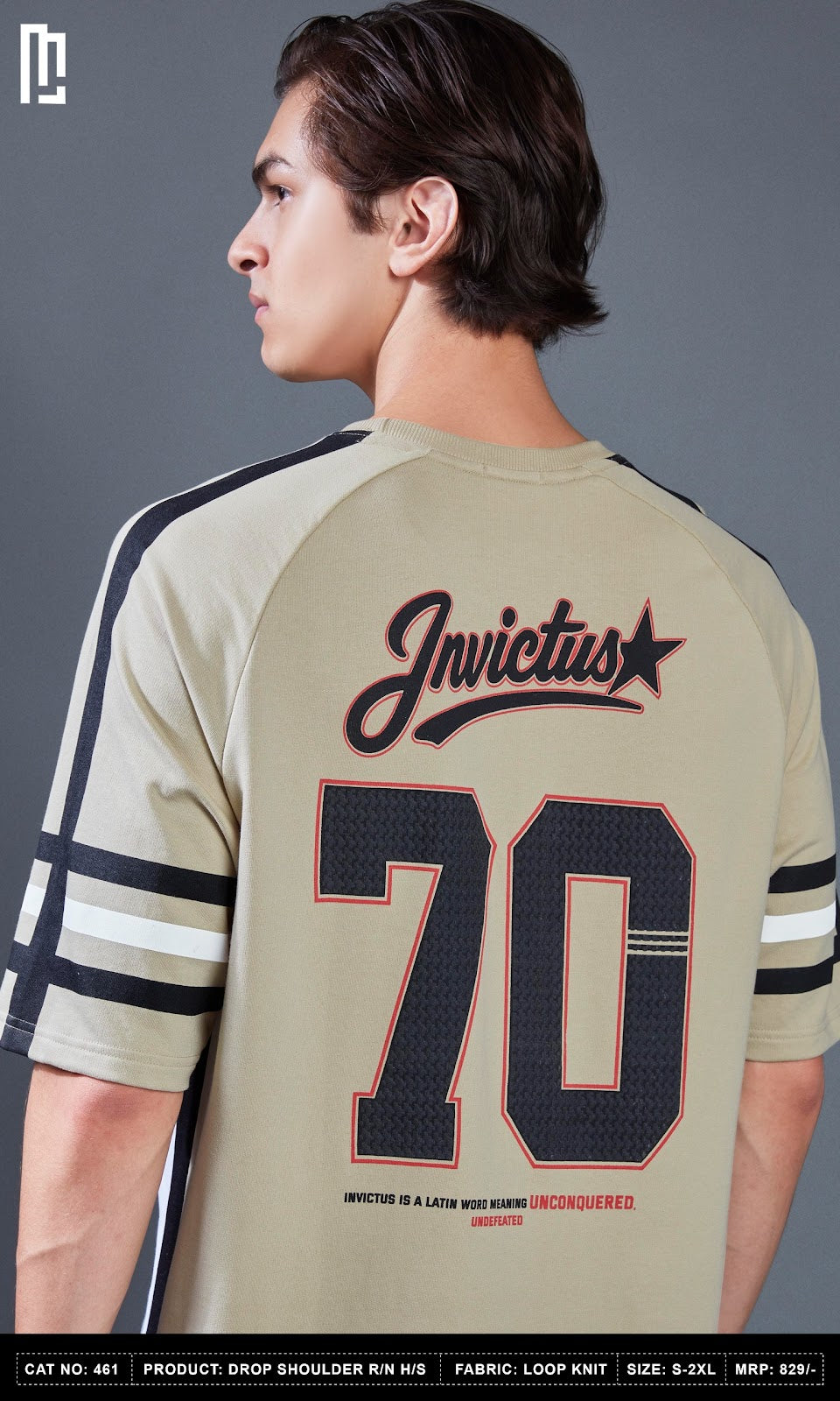 Cat 461 Drop Shoulder Maniac Loopknit Mens Tshirts Wholesale Price