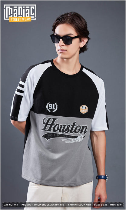 Cat 461 Drop Shoulder Maniac Loopknit Mens Tshirts Wholesale Price