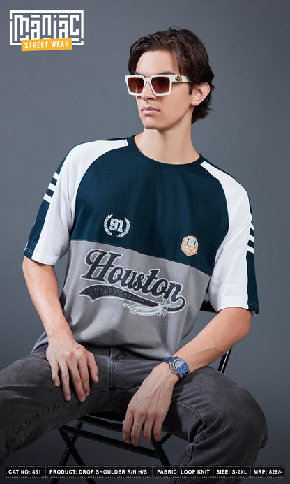 Cat 461 Drop Shoulder Maniac Loopknit Mens Tshirts Wholesale Price
