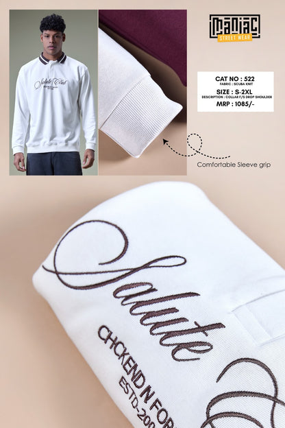 Cat 522 Full Sleeves Maniac Knit Mens Tshirts Wholesale