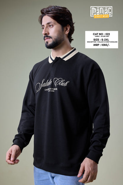 Cat 522 Full Sleeves Maniac Knit Mens Tshirts Wholesale