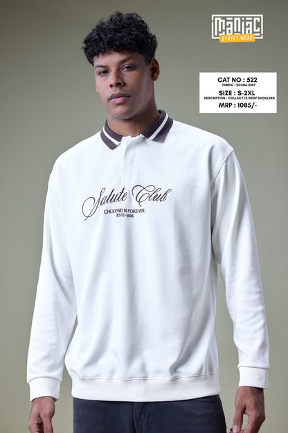 Cat 522 Full Sleeves Maniac Knit Mens Tshirts Wholesale
