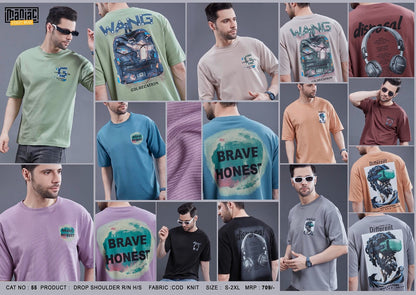 Cat 55 Maniac Cod Knit Mens Tshirts Supplier India