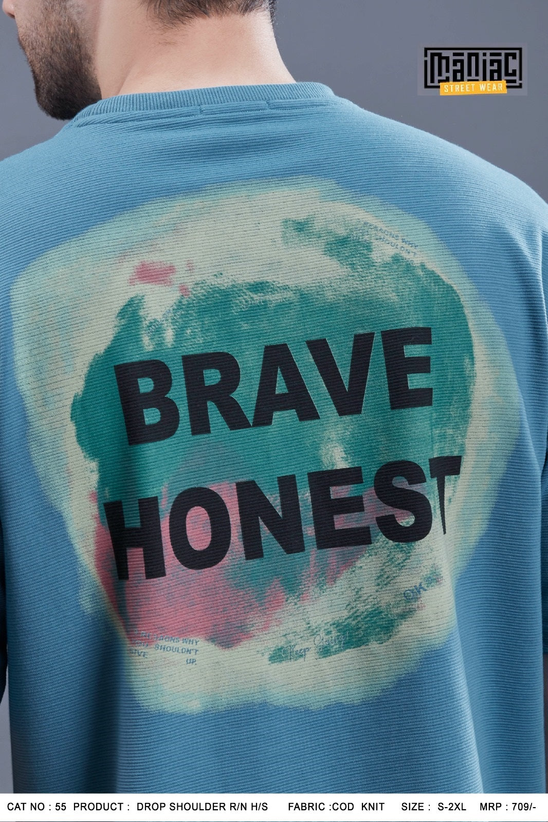 Cat 55 Maniac Cod Knit Mens Tshirts Supplier India