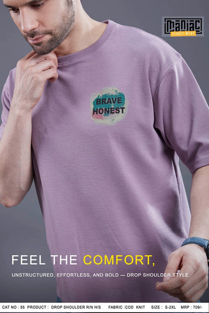 Cat 55 Maniac Cod Knit Mens Tshirts Supplier India