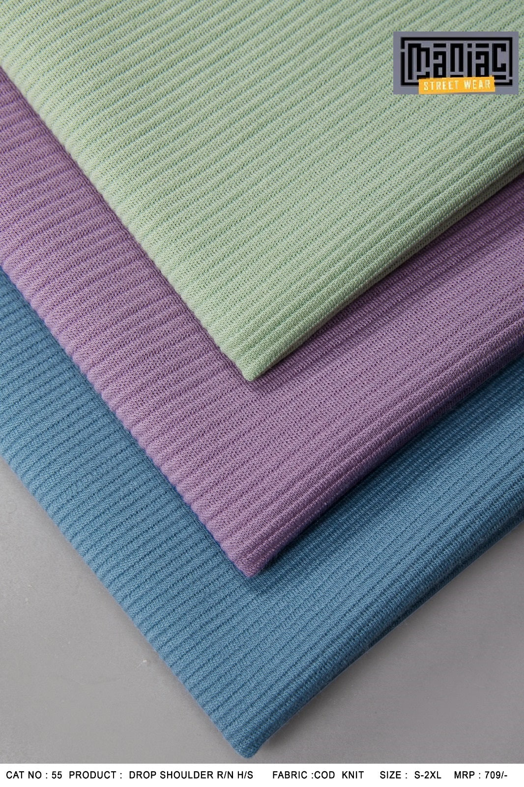 Cat 55 Maniac Cod Knit Mens Tshirts Supplier India