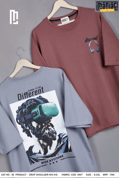 Cat 55 Maniac Cod Knit Mens Tshirts Supplier India