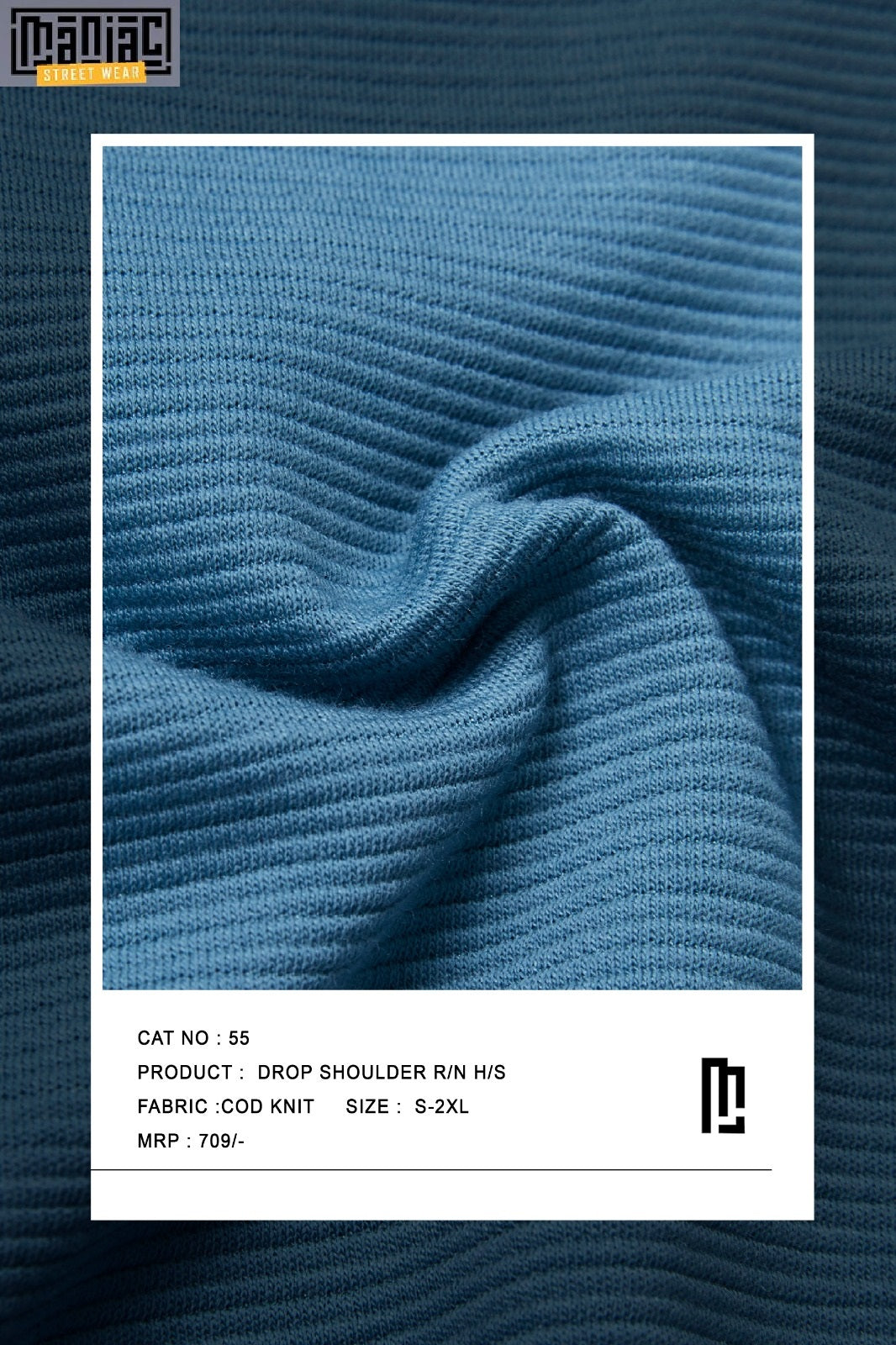 Cat 55 Maniac Cod Knit Mens Tshirts Supplier India