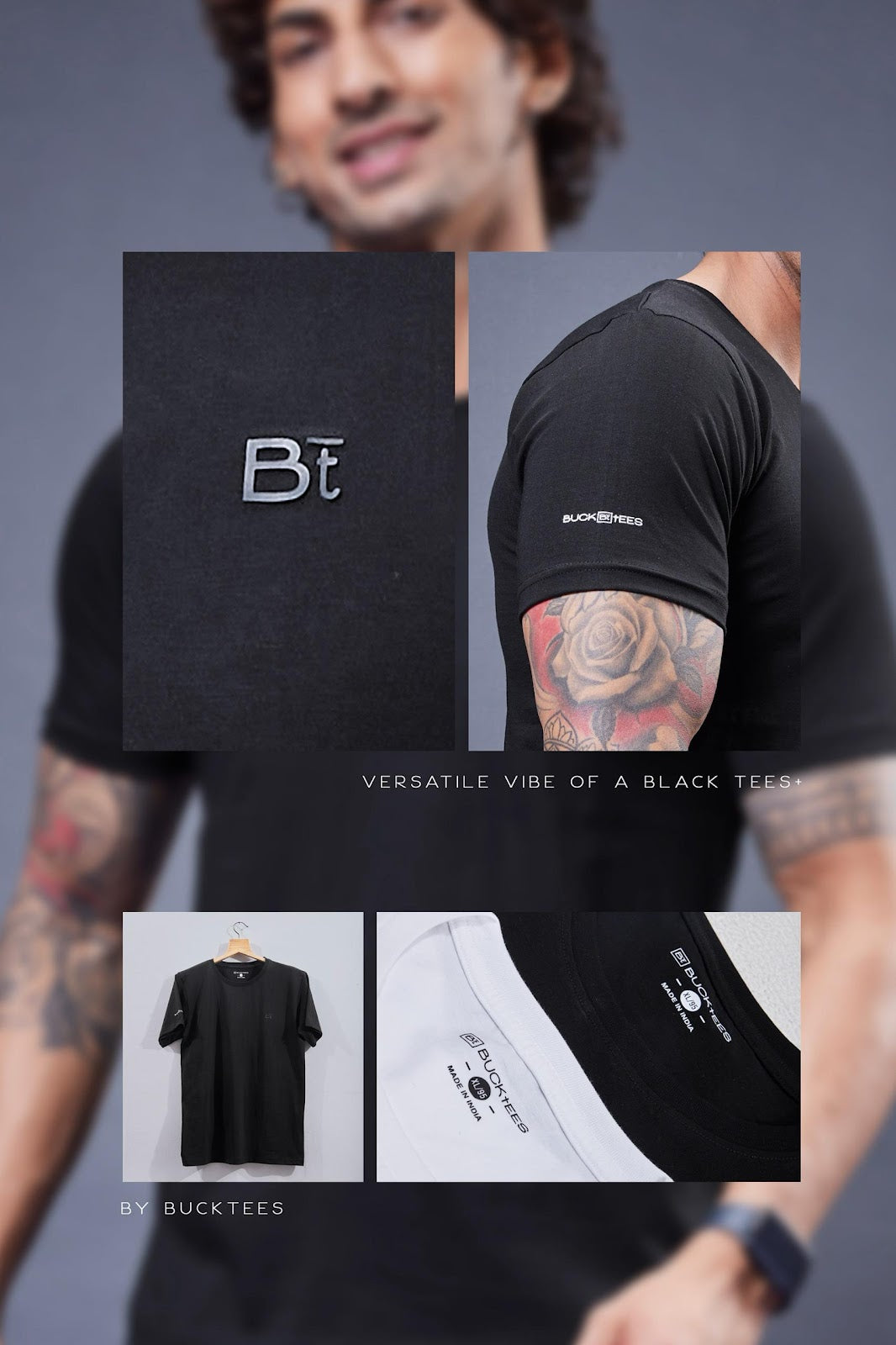 Cat 5754-7117 Bucktees Cotton Mens Tshirts Manufacturer Gujarat