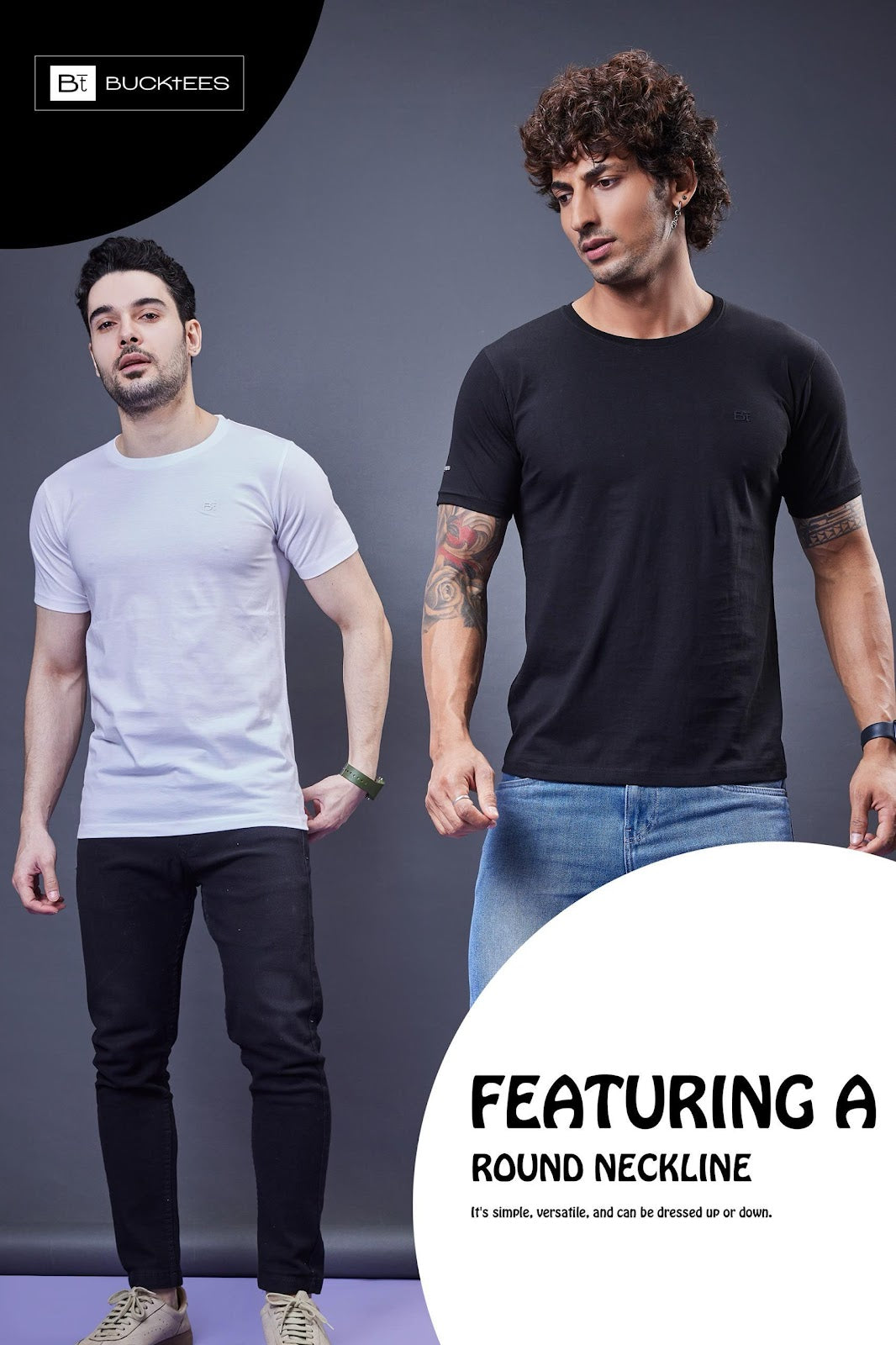 Cat 5754-7117 Bucktees Cotton Mens Tshirts Manufacturer Gujarat