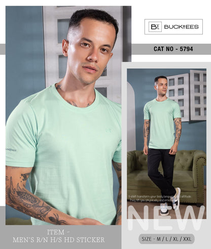 Cat 5794 Bucktees Cotton Mens Tshirts Exporter