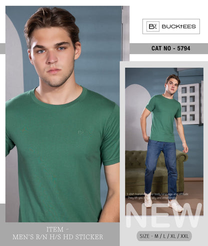 Cat 5794 Bucktees Cotton Mens Tshirts Exporter