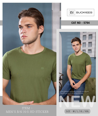 Cat 5794 Bucktees Cotton Mens Tshirts Exporter