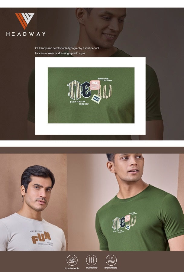 Cat 586 Headway Tencil Mens Tshirts Wholesale Price