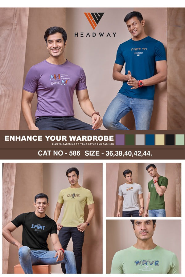 Cat 586 Headway Tencil Mens Tshirts Wholesale Price