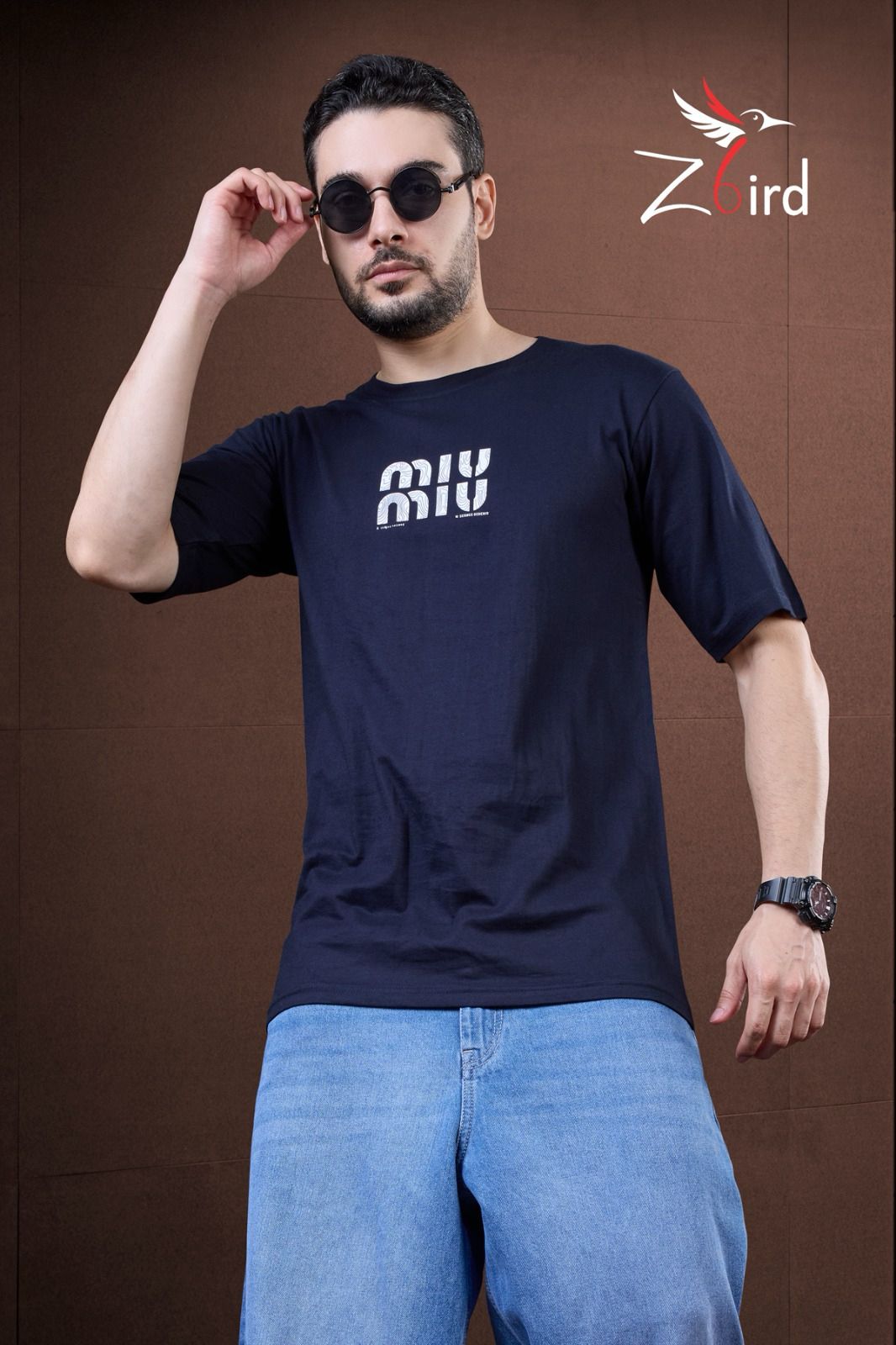 Cat 6072 Z Bird Cotton Mens Tshirts Wholesaler India