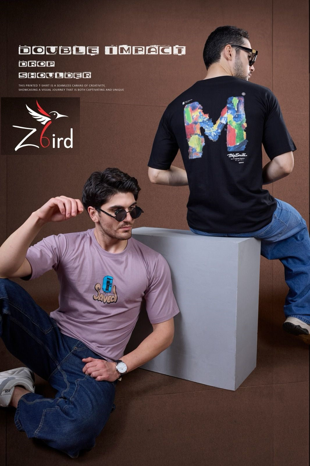Cat 6072 Z Bird Cotton Mens Tshirts Wholesaler India