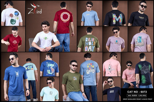 Cat 6072 Z Bird Cotton Mens Tshirts Wholesaler India