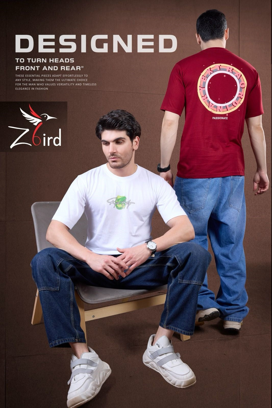 Cat 6072 Z Bird Cotton Mens Tshirts Wholesaler India