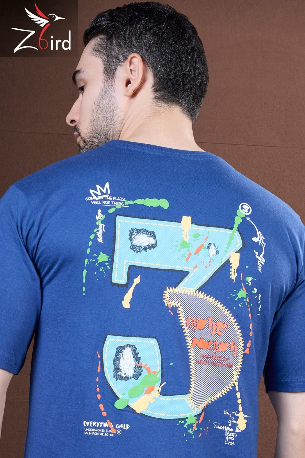 Cat 6072 Z Bird Cotton Mens Tshirts Wholesaler India