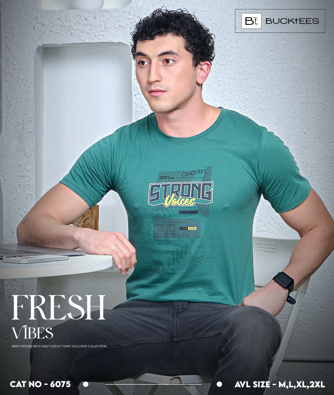 Cat 6075 Bt Cotton Mens Tshirts Exporter Ahmedabad