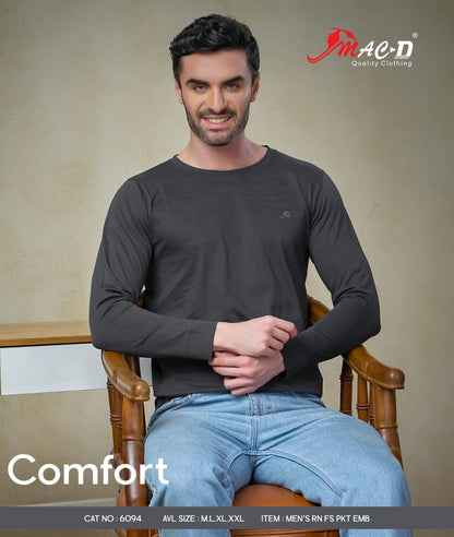 Cat 6094 Mac D Cotton Mens Tshirts Exporter