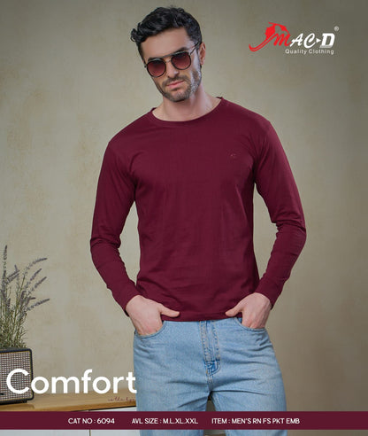 Cat 6094 Mac D Cotton Mens Tshirts Exporter