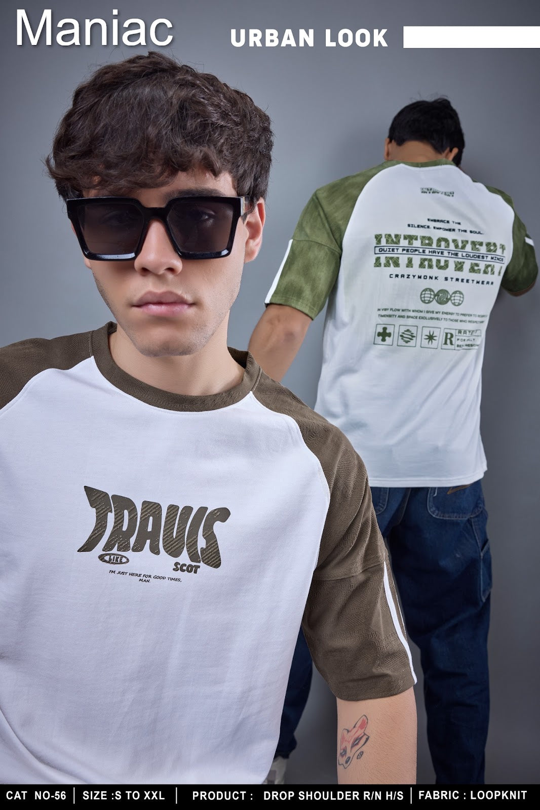 Cat 64 Maniac Canvas Mens Tshirts Supplier Gujarat