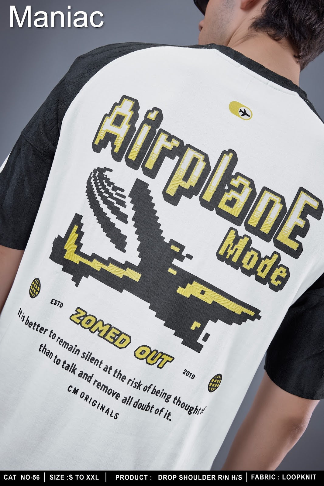 Cat 64 Maniac Canvas Mens Tshirts Supplier Gujarat