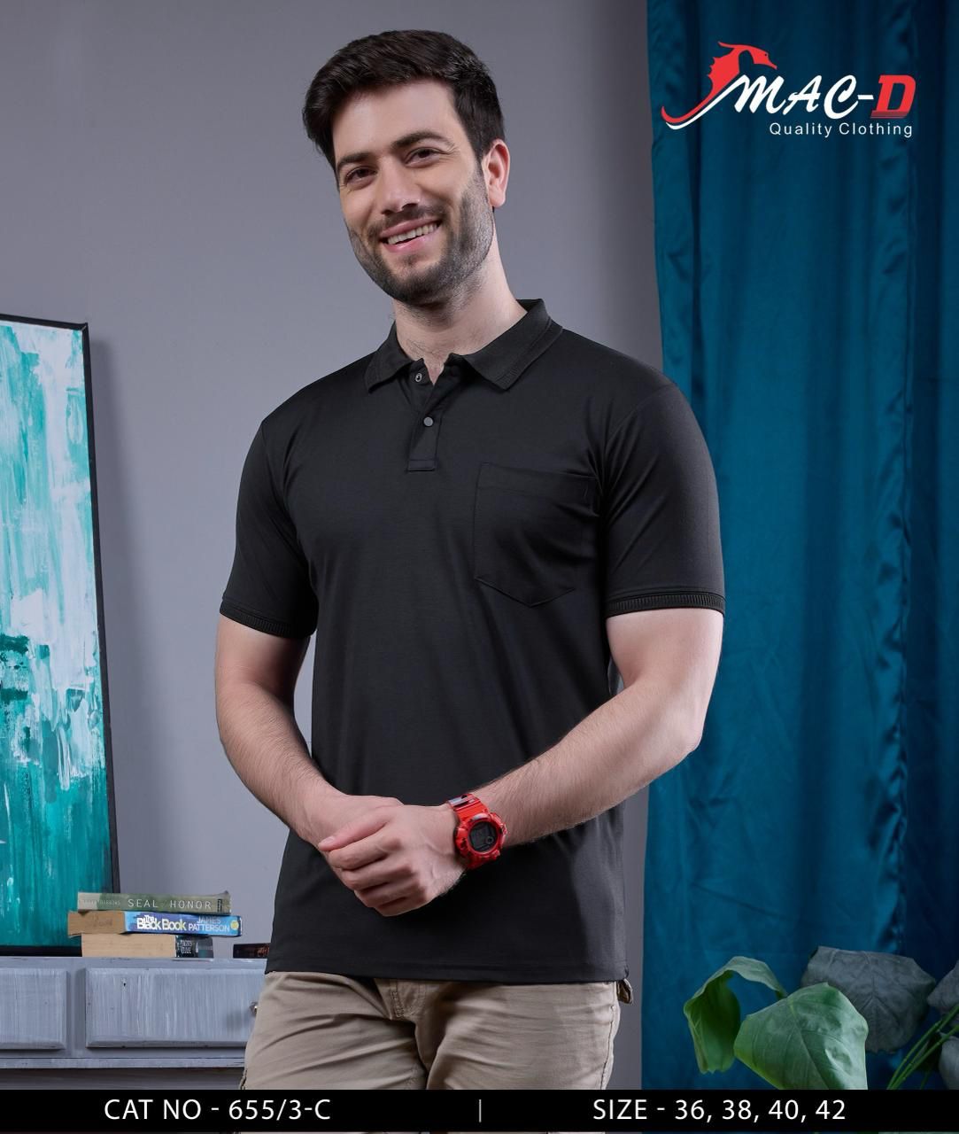 Cat 655 3 C Mac D Tencil Lycra Mens Tshirts Wholesale