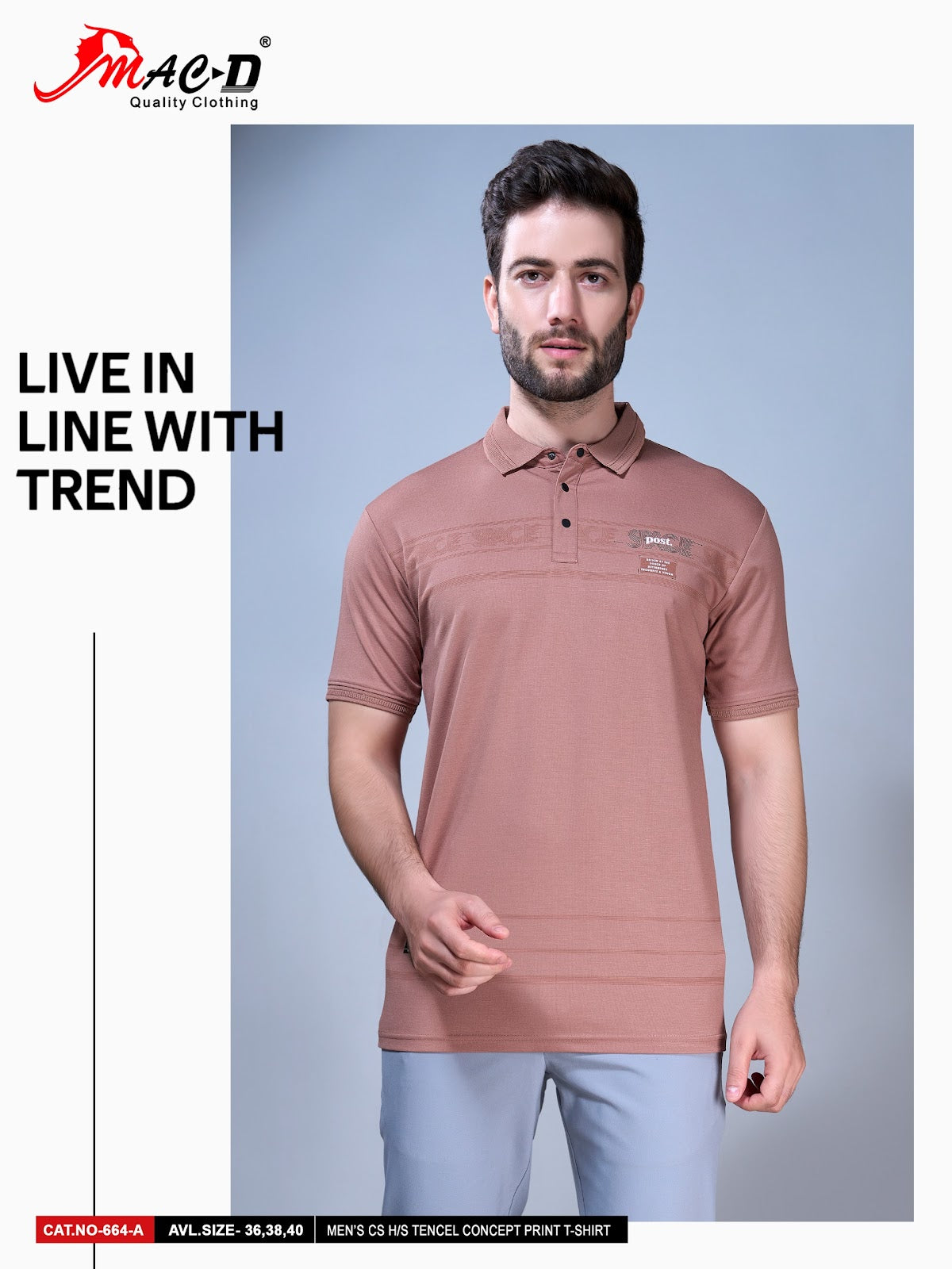 Cat 664 Mac D Tencil Mens Tshirts Manufacturer India