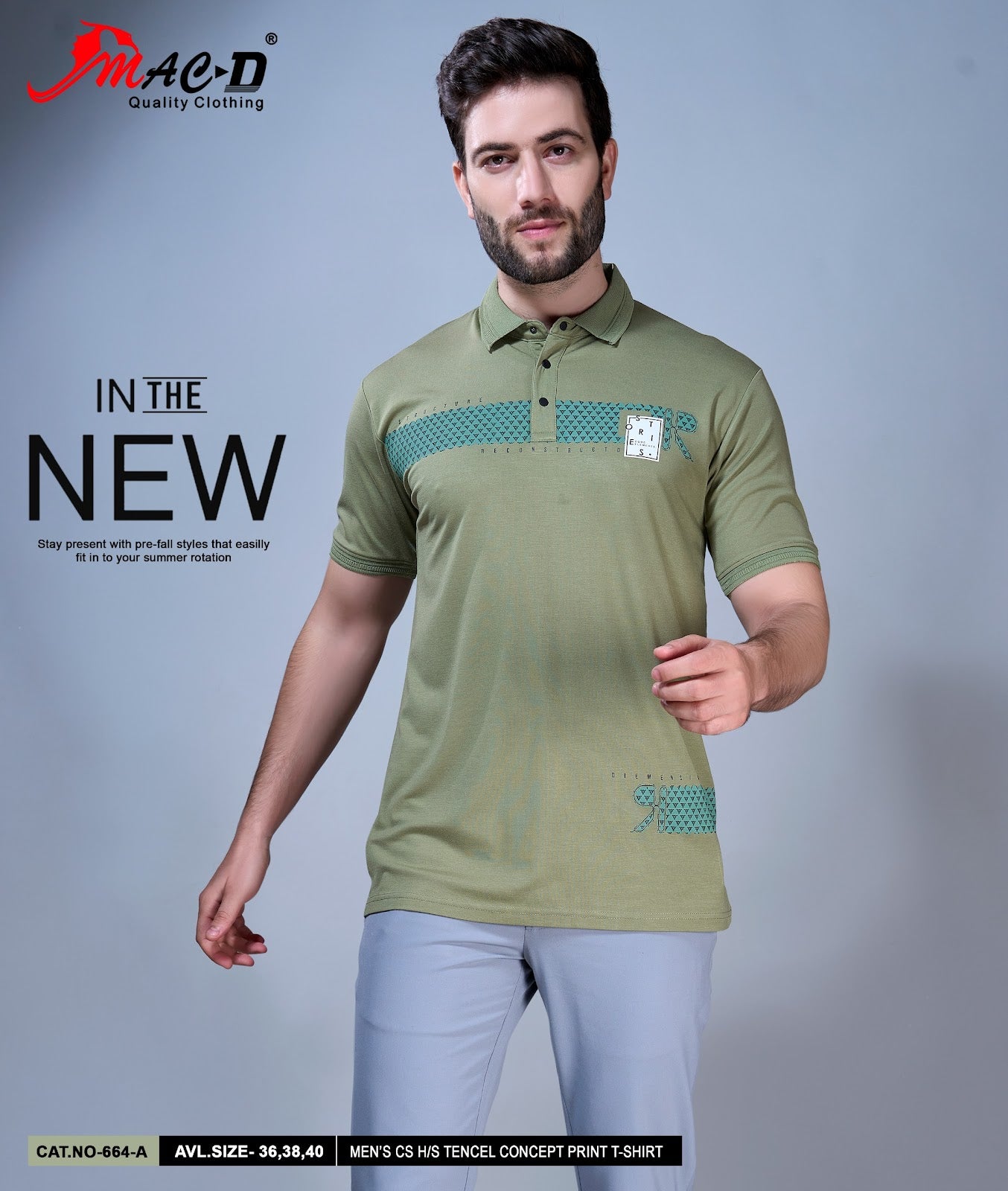 Cat 664 Mac D Tencil Mens Tshirts Manufacturer India