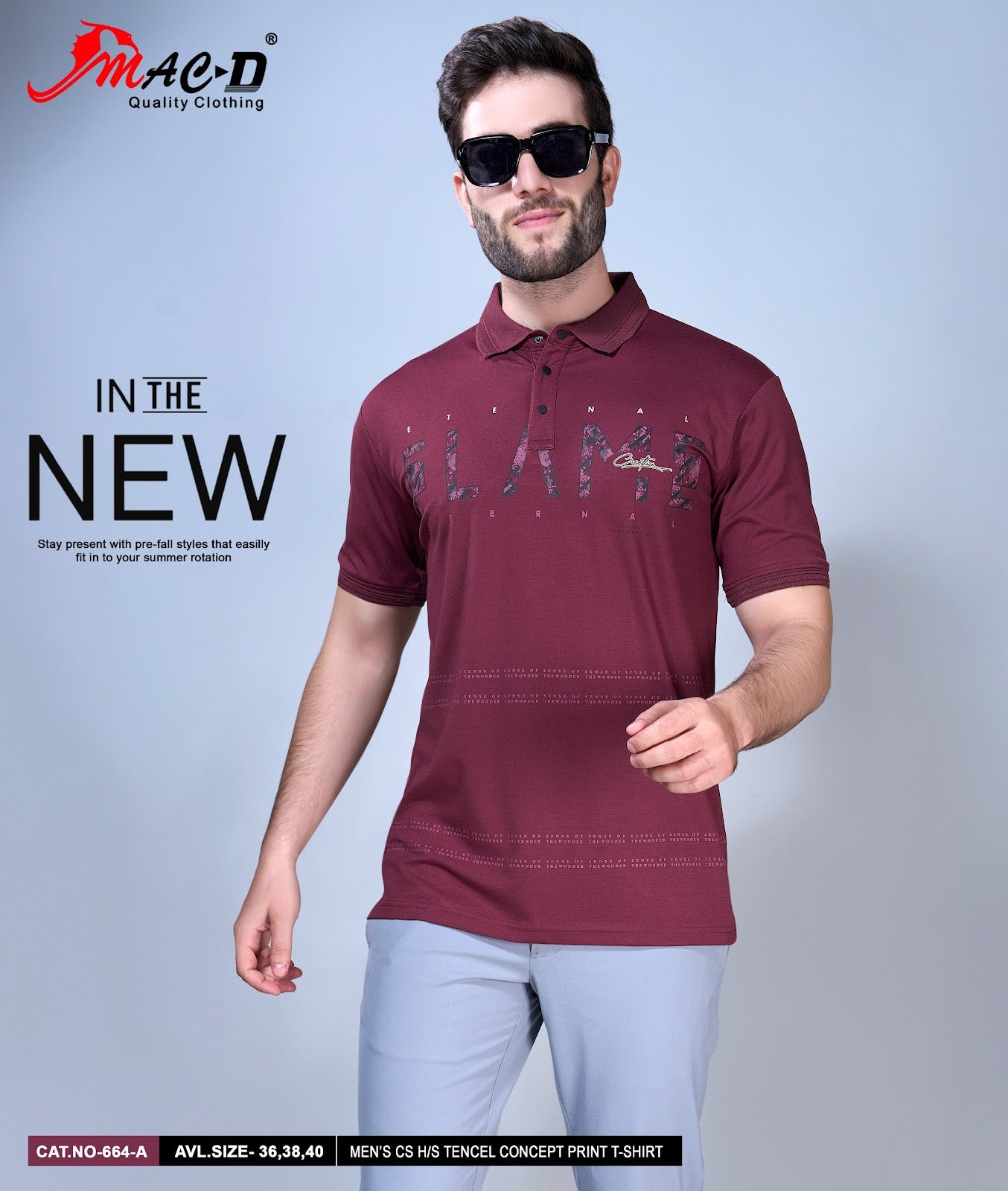 Cat 664 Mac D Tencil Mens Tshirts Manufacturer India