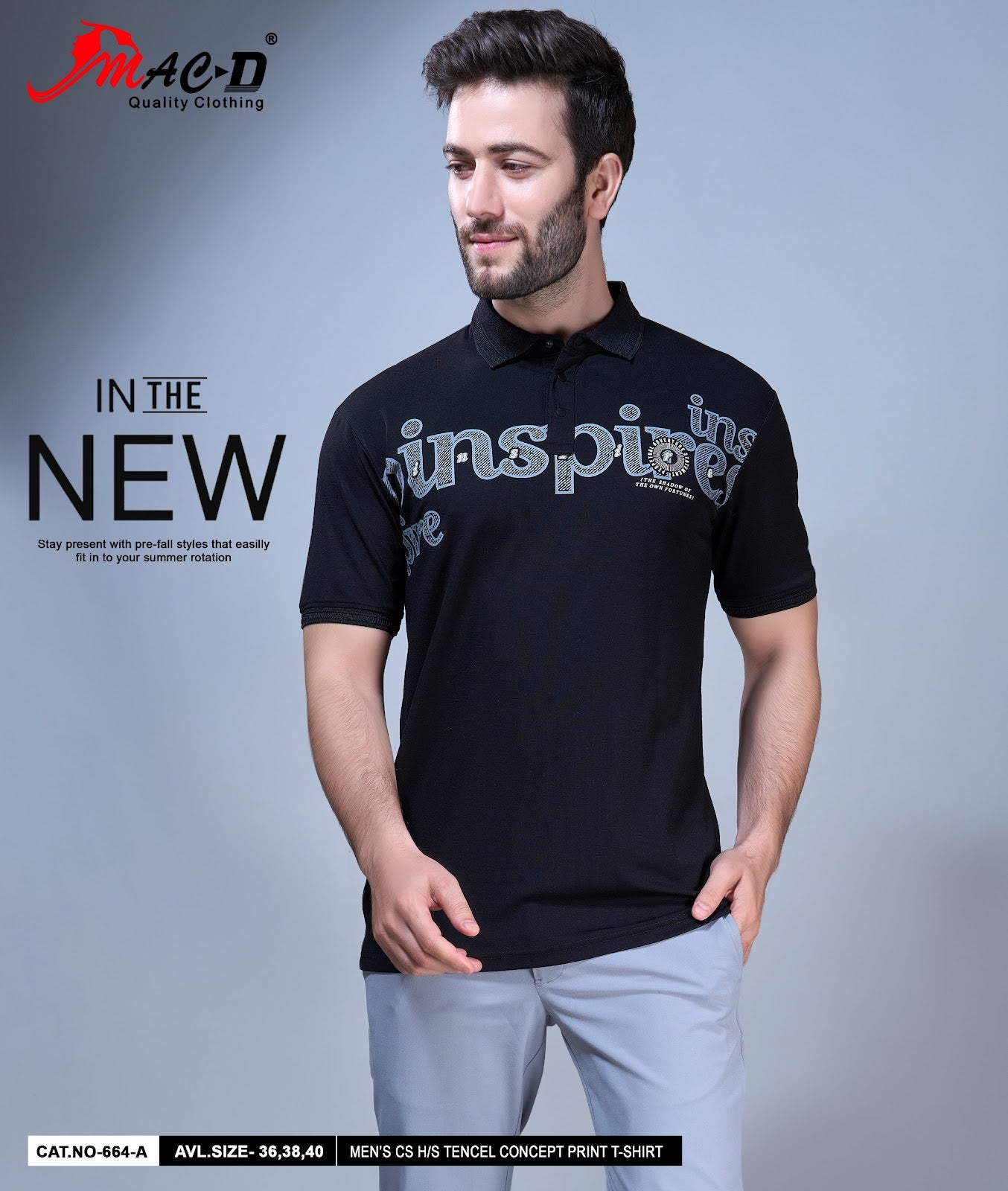 Cat 664 Mac D Tencil Mens Tshirts Manufacturer India