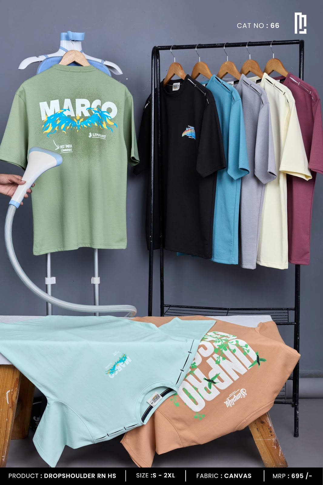 Cat 66 Maniac Canvas Mens Tshirts Exporter Ahmedabad